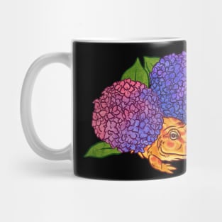 Frog in the Hydrangeas Mug